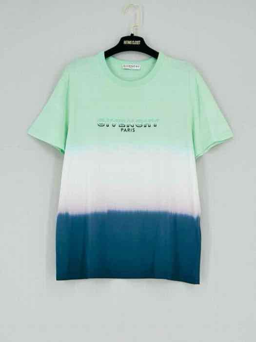 GIVENCHY Tie Dye Green Multicolor Size XSmall T-shirt