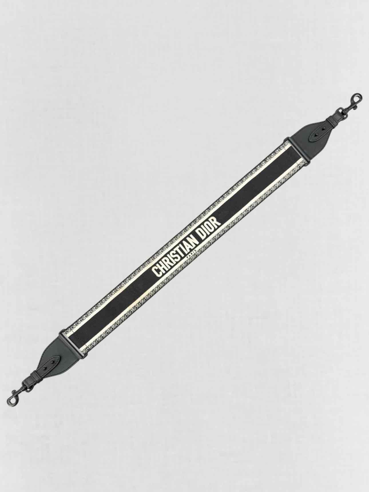 CHRISTIAN DIOR Ultra Matte Black Saddle Bag