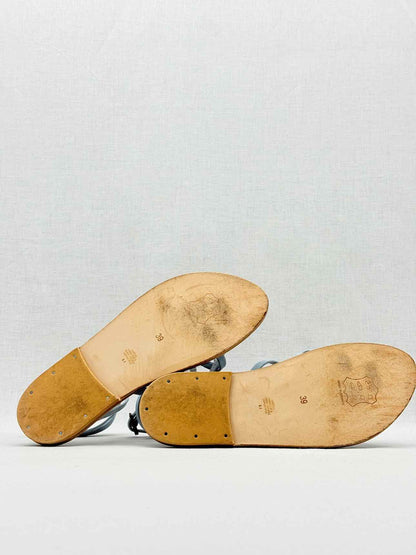 K JACQUES Zenobie Blue Size EU 39 Sandals