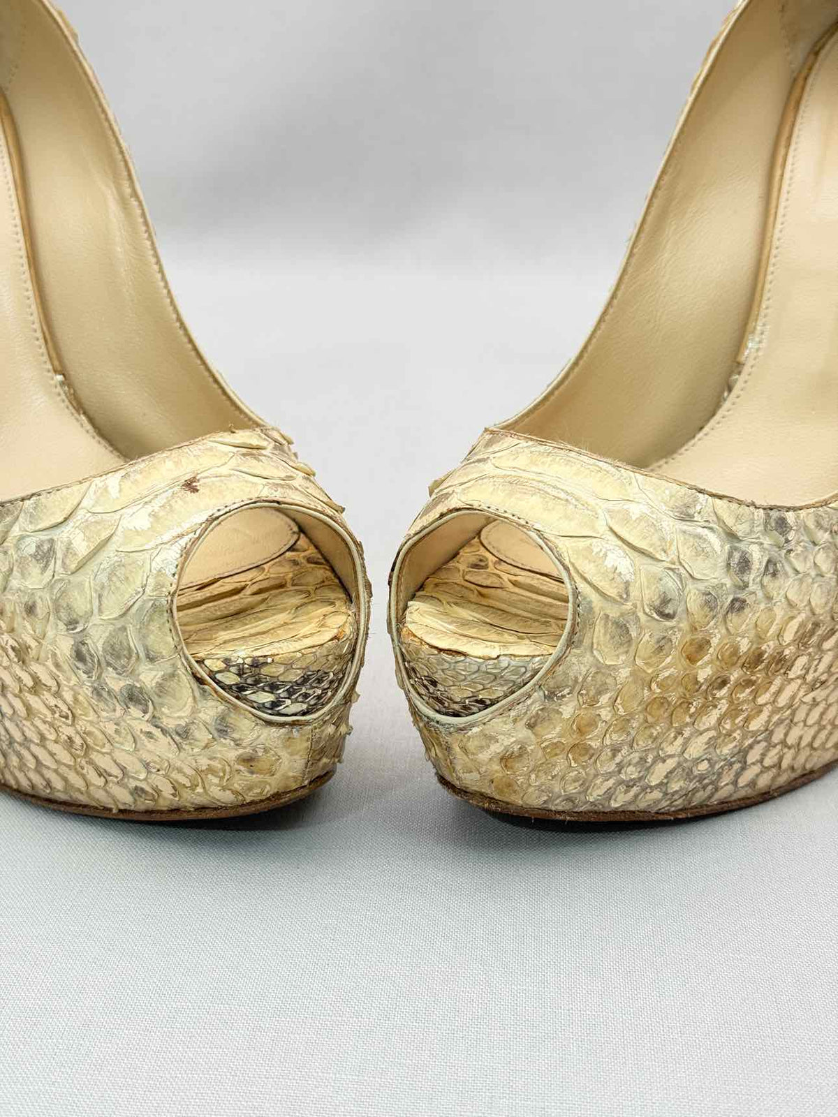 ALEXANDER BIRMAN Open Toe Beige Size EU 37.5 Pumps