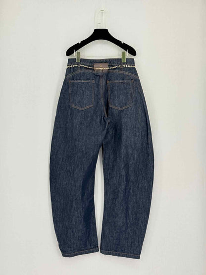 MANIERE DE VOIR Enora Hourglass Blue Size US 8 Jeans