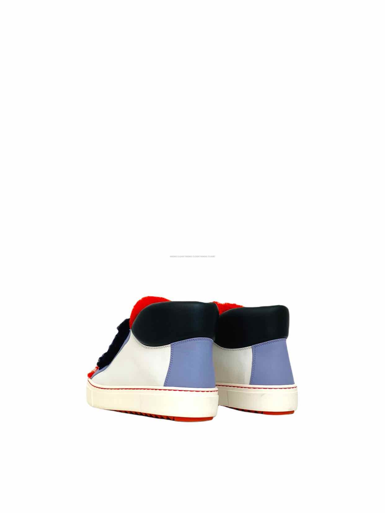 FENDI High Top White Multicolor Sneakers