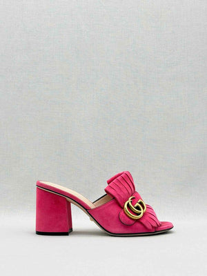 GUCCI GG Marmont Pink Size EU 35 Mules