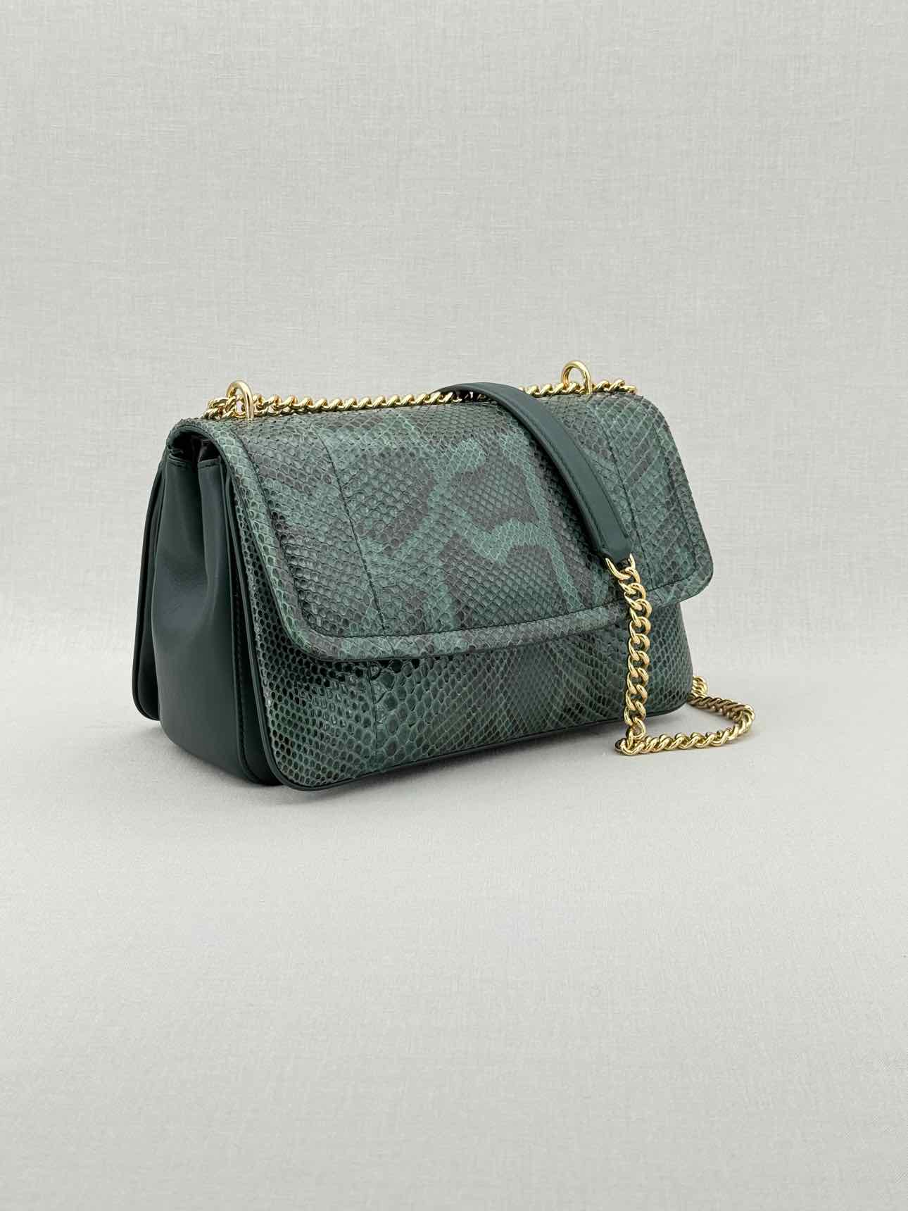 DOLCE & GABBANA Miss Margarita Green Shoulder Bag