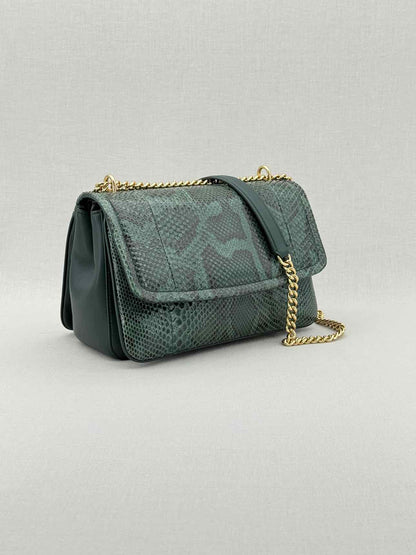DOLCE & GABBANA Miss Margarita Green Shoulder Bag