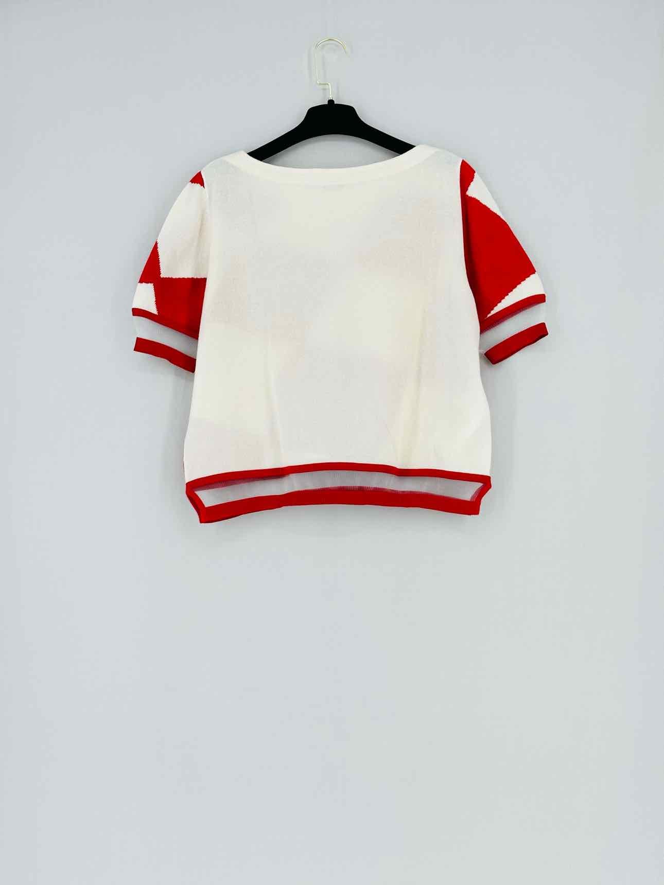 FENDI Red & White Harlequin Size US 8 Outfit Set