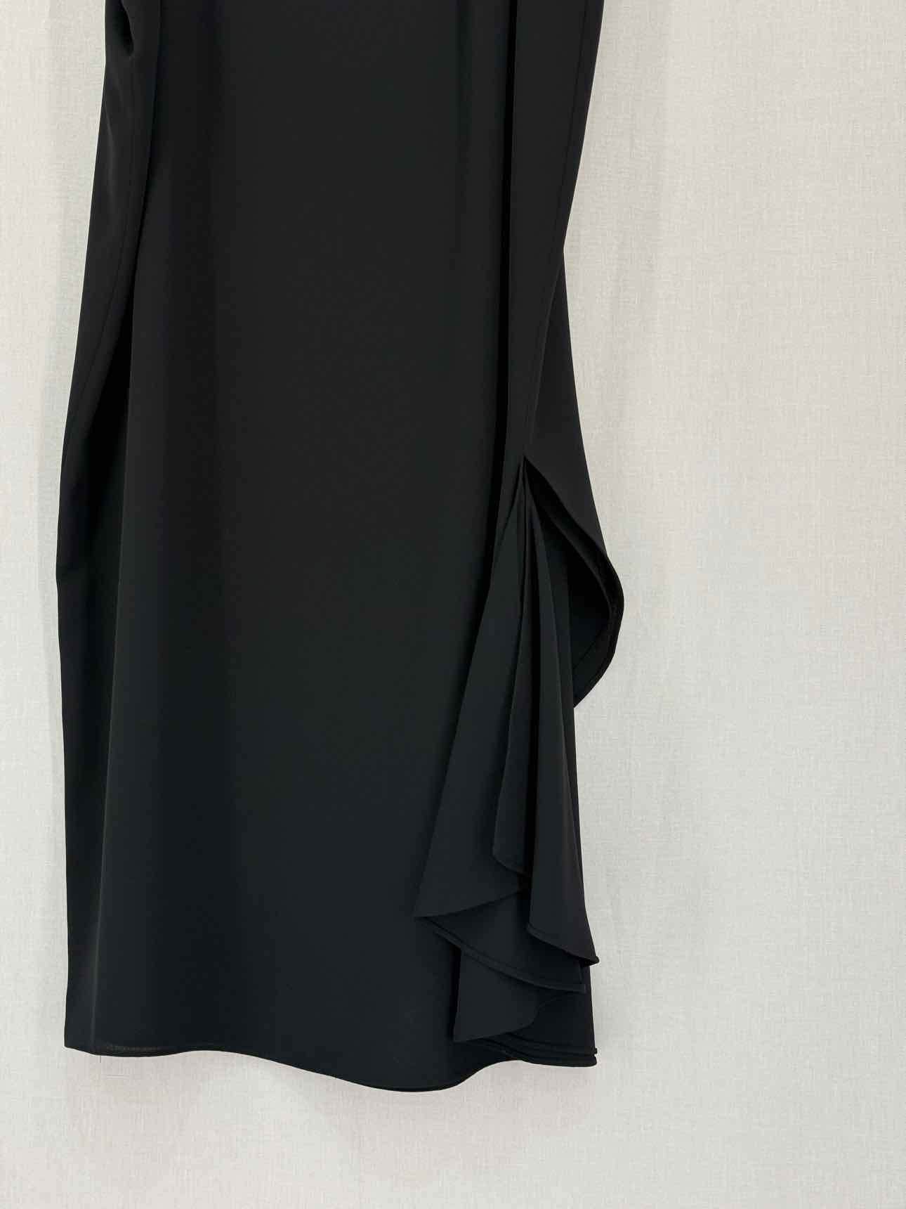 FRANK USHER Black Size US 16 Long Skirt