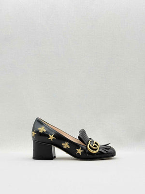 GUCCI GG Marmont fringed Black Size EU 35 Pumps