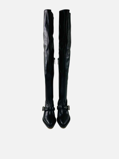 CHLOE Rylee Black Size EU 36.5 Thigh High Boots