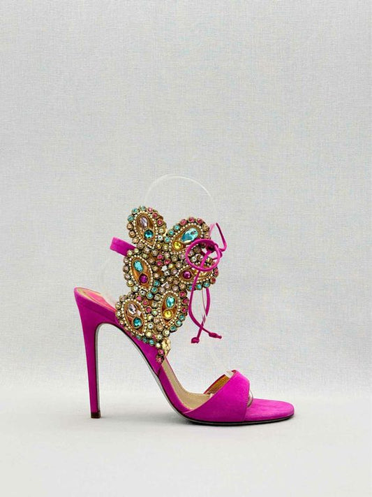 RENE CAOVILLA Pink Size EU 40 Heeled Sandals
