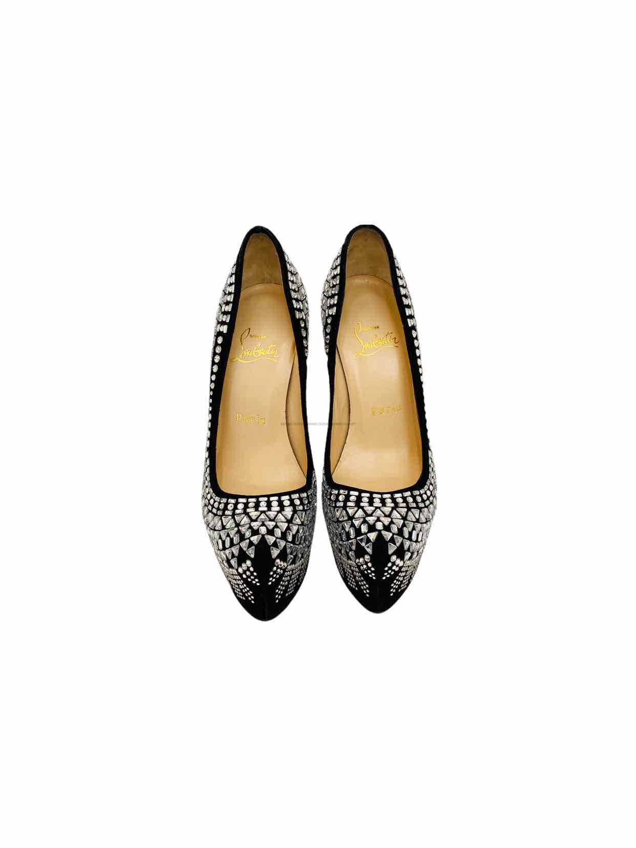 CHRISTIAN LOUBOUTIN Daffodile Black Pumps 35.5