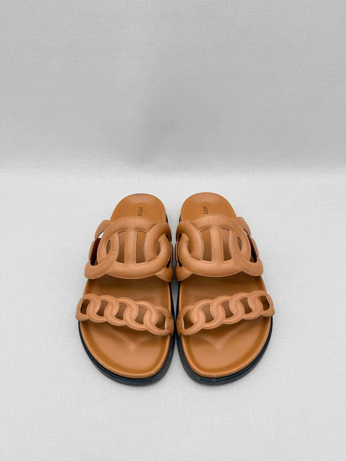 HERMES Extra Natural Size EU 38.5 Sandals