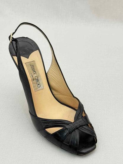 JIMMY CHOO Black Size EU 40 Slingbacks