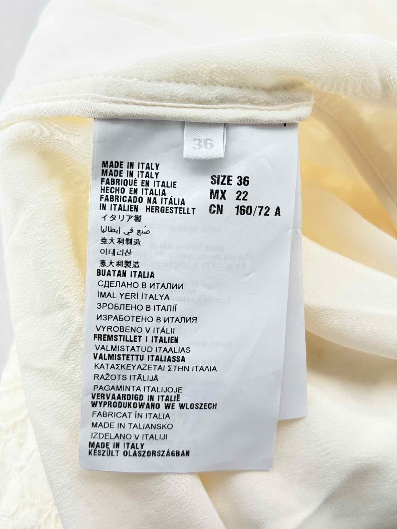MIU MIU Cream Size US 0 Blouse