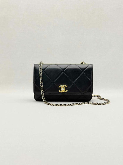 CHANEL Trendy CC WOC Black Quilted Shoulder Bag