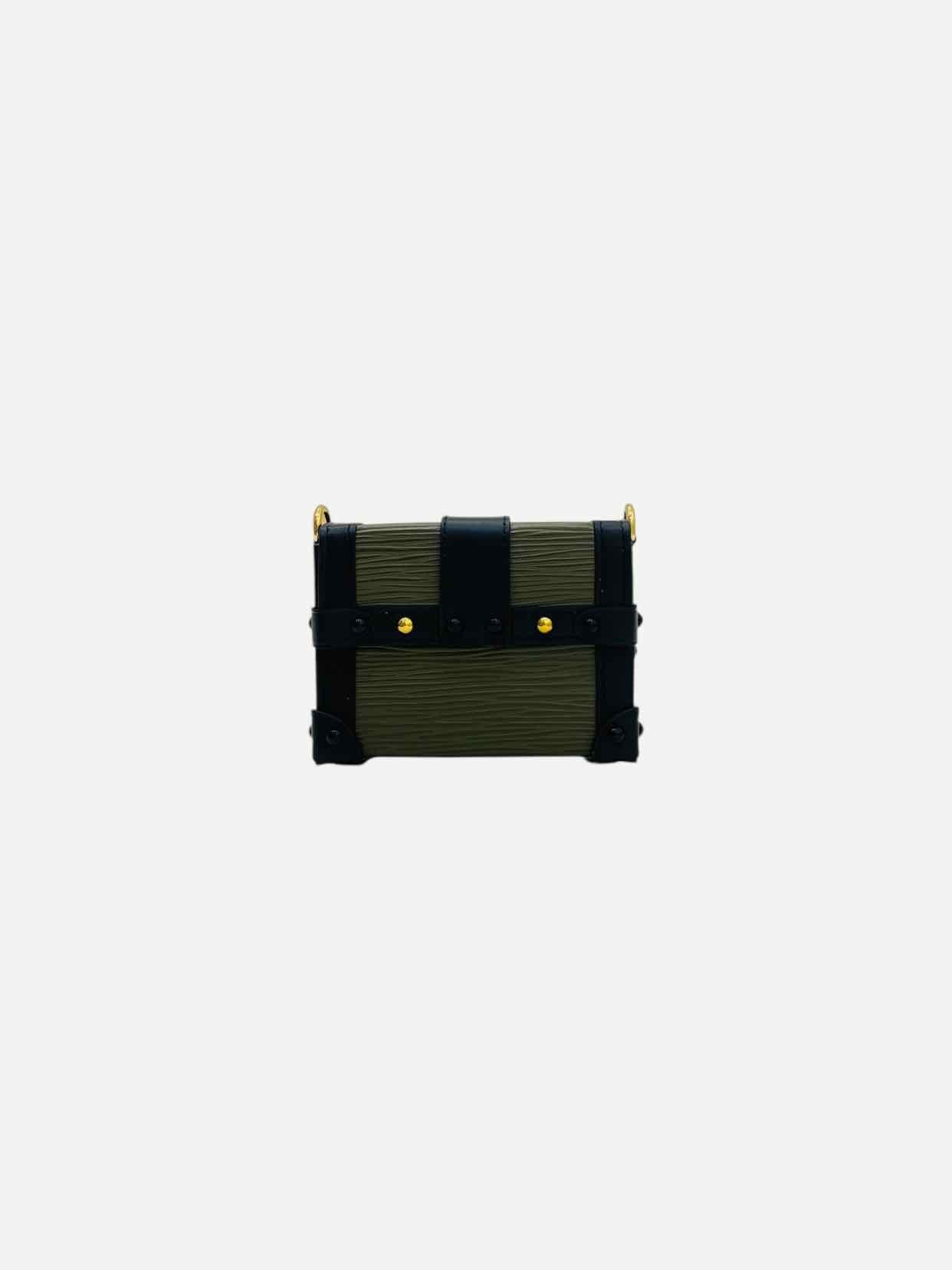 LOUIS VUITTON Green & Black Shoulder Bag