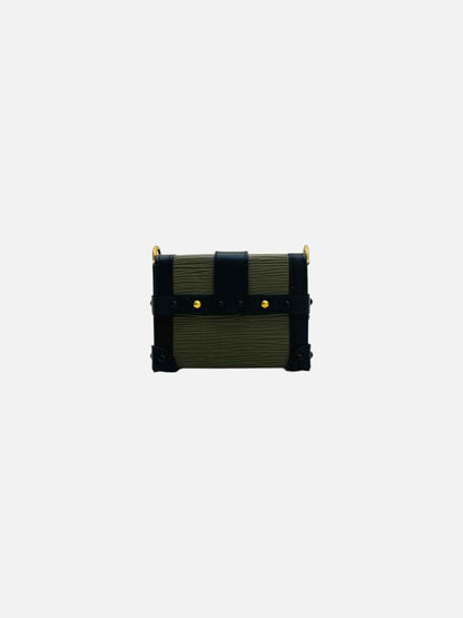 LOUIS VUITTON Green & Black Shoulder Bag