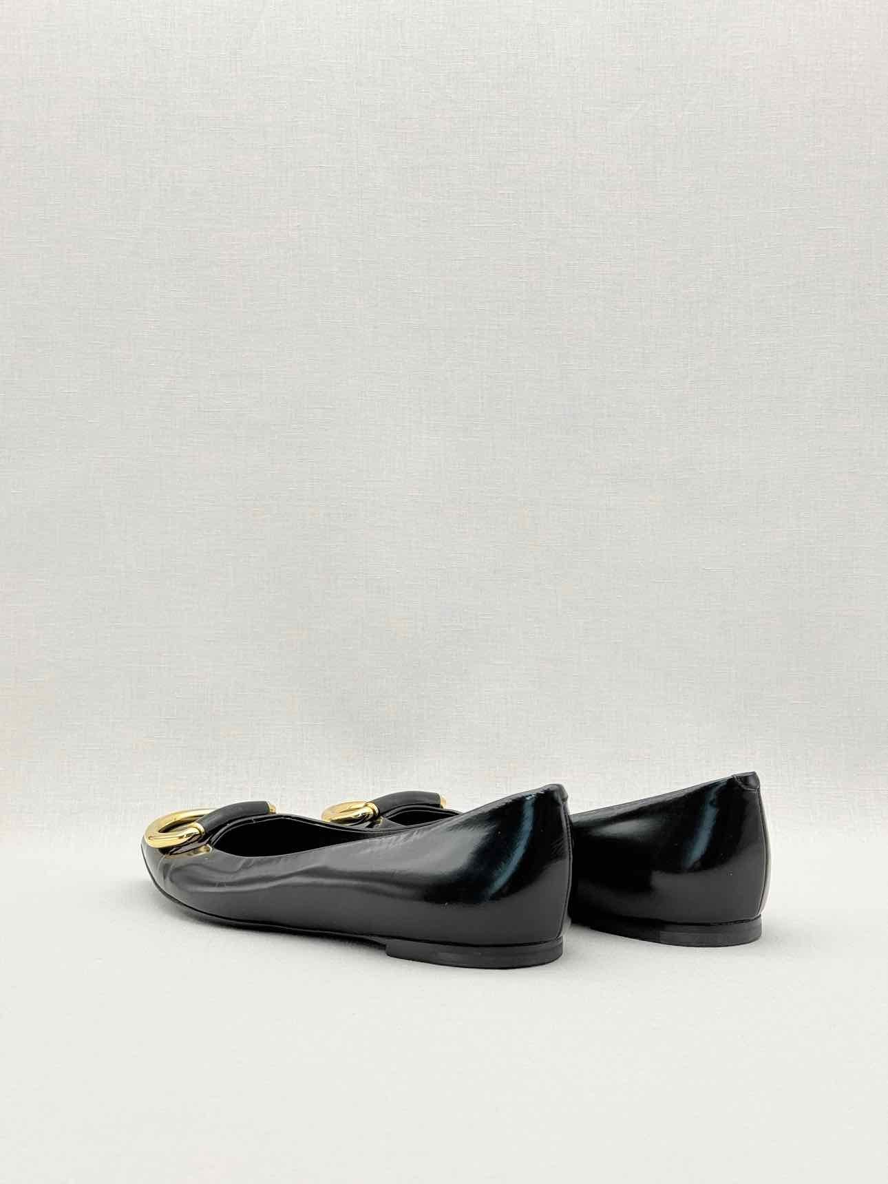 BURBERRY Black Size EU 37 Ballet Flats