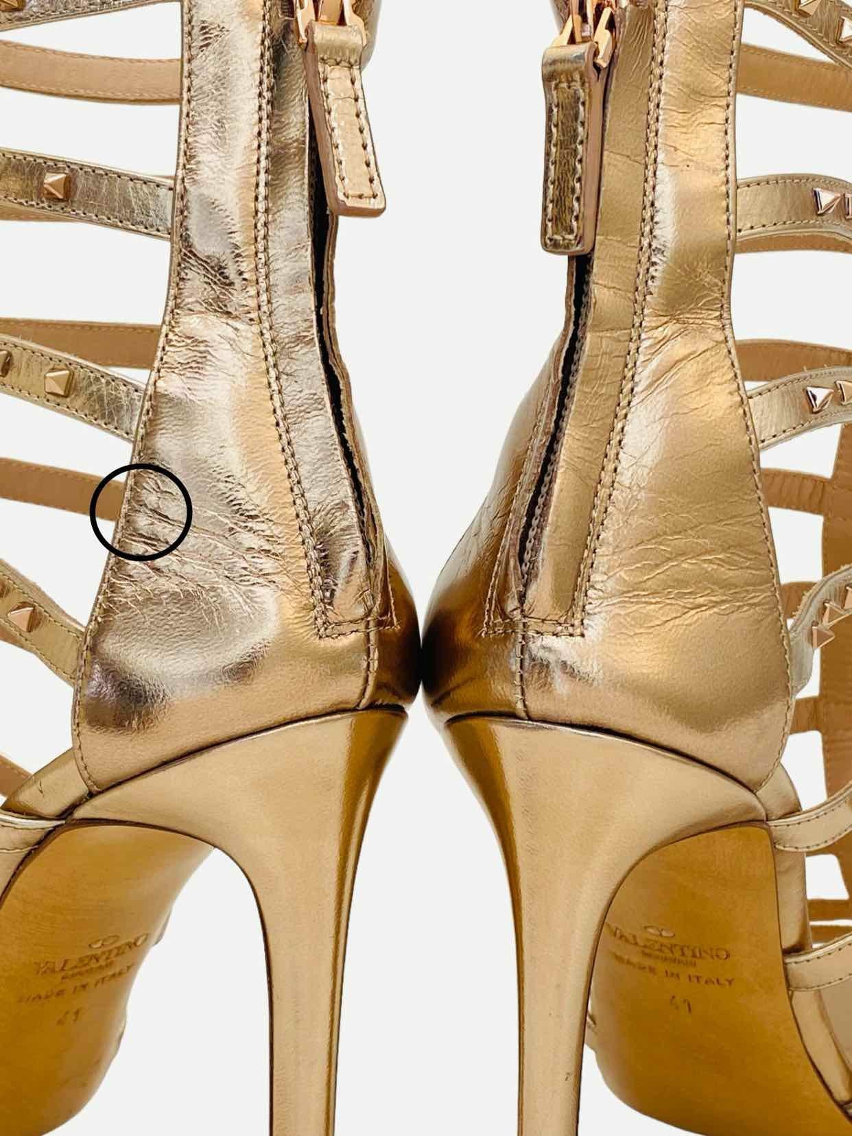 VALENTINO GARAVANI Rockstud Size EU 41 Heeled Sandals