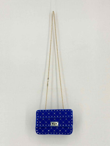 VALENTINO GARAVANI Rockstud Royal Blue Shoulder Bag
