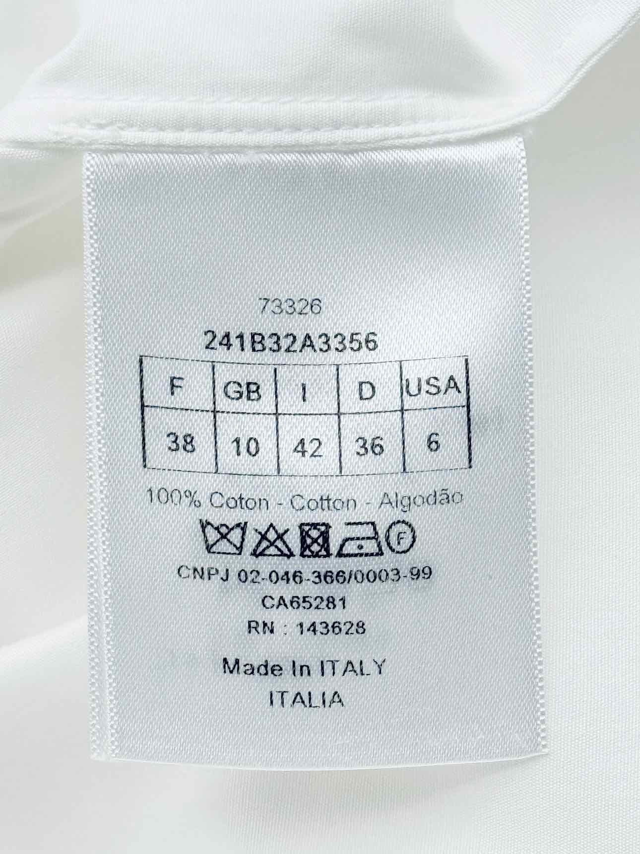CHRISTIAN DIOR White Size US 6 Shirt