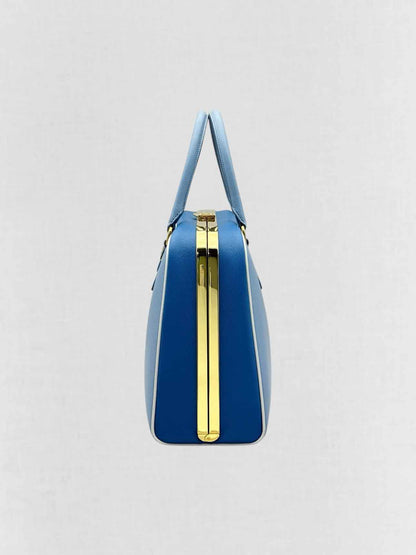 PRADA Pyramid Light Blue Top Handle