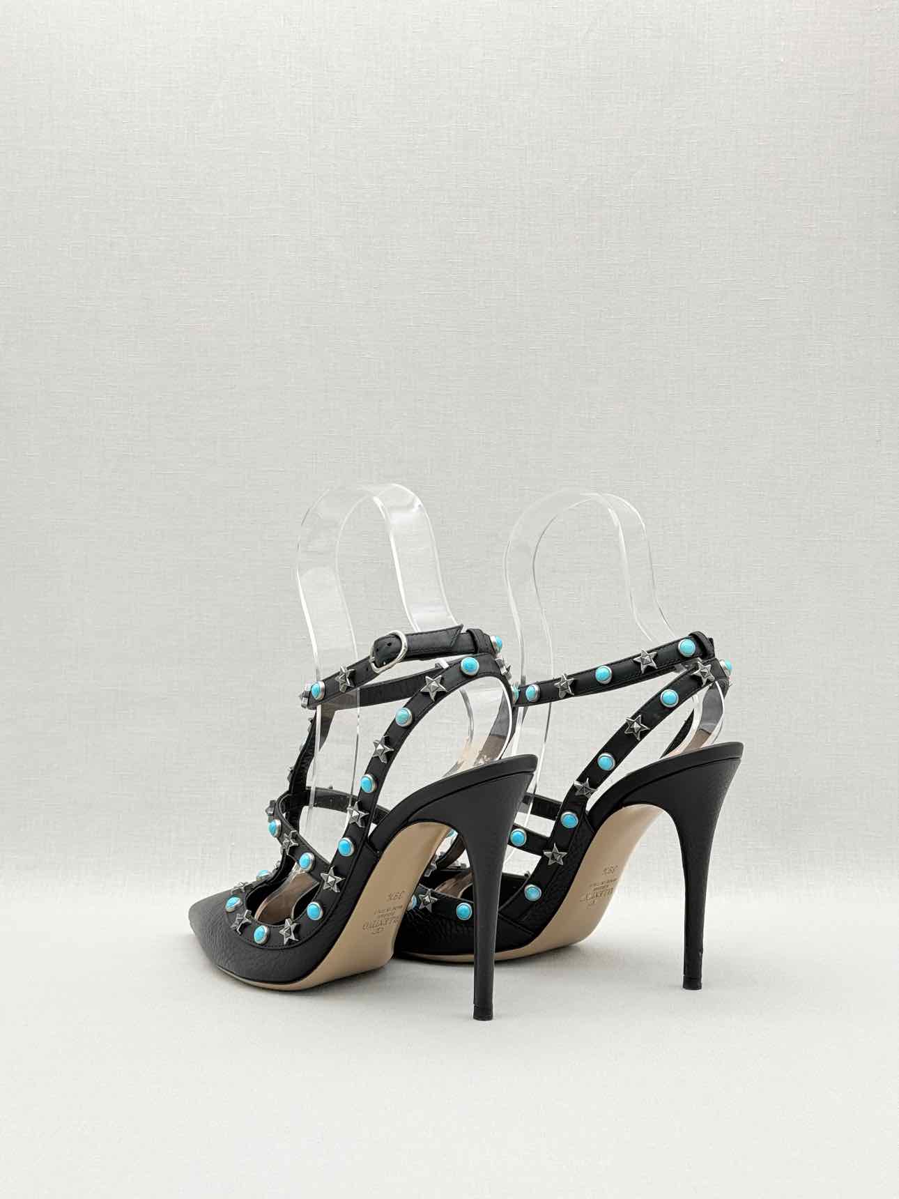 VALENTINO Rockstud Black Size EU 39.5 Pumps