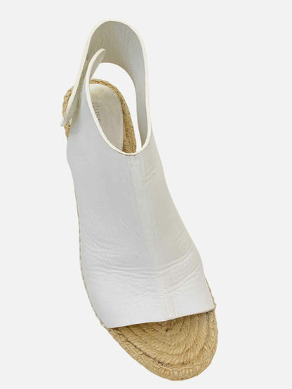 CELINE Espadrille White Size EU 38 Wedges