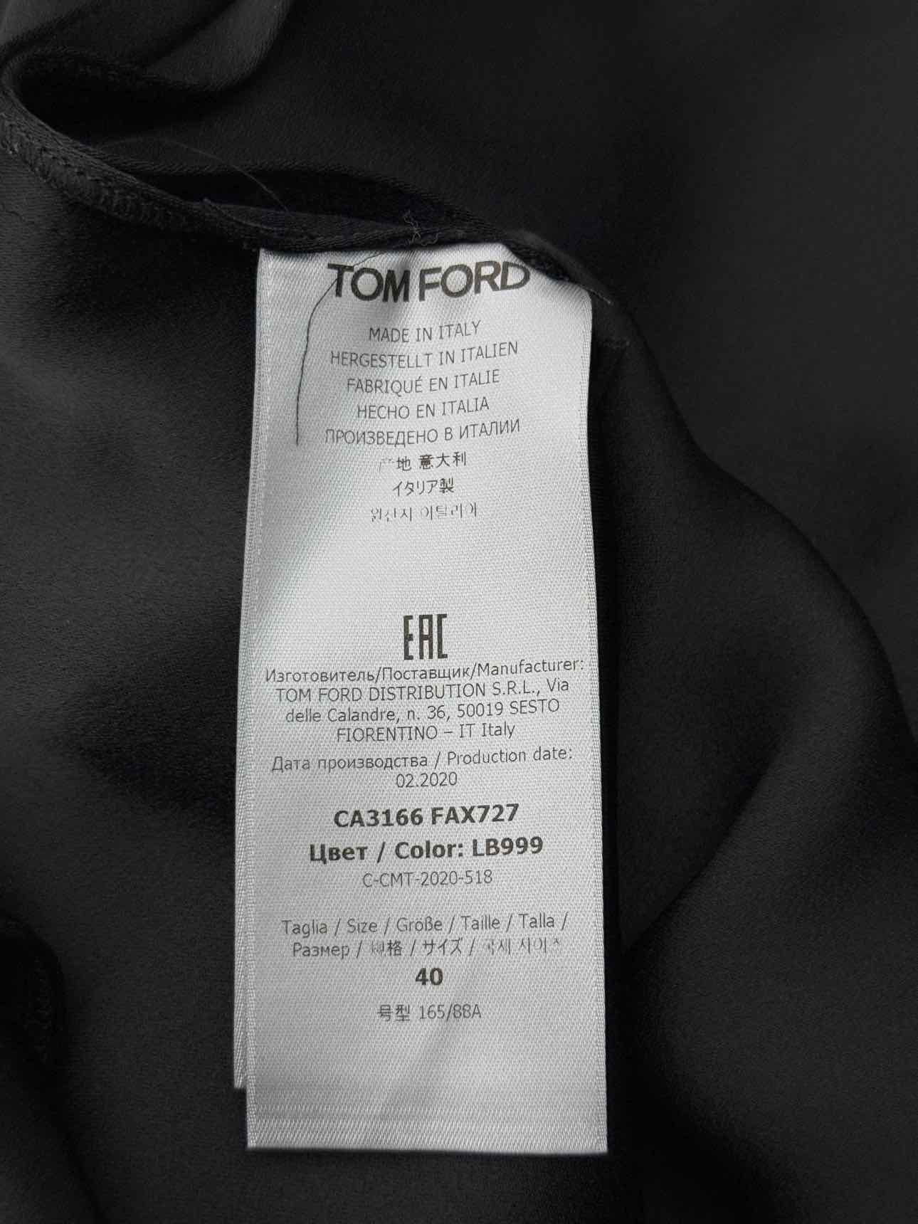 TOM FORD Black Size US 4 Blouse