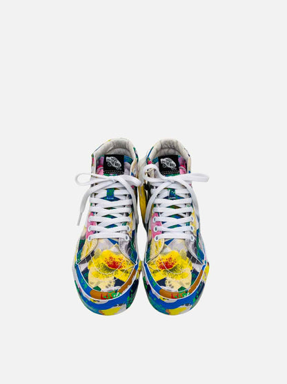 KENZO Sk8-Hi Multicolor Floral Print Sneakers