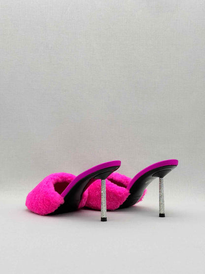 LE SILLA Pink Embellished heels Size EU 41 Mules