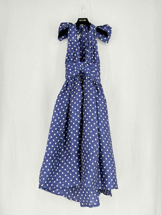 ZIMMERMANN Navy Blue & White Size US 10 Midi Dress