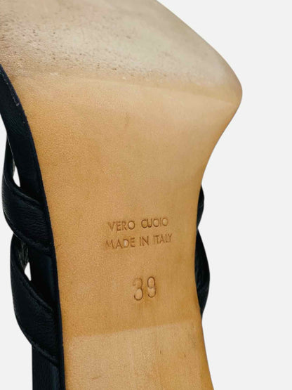 CHRISTOPHER ESBER Black Size EU 39 Heeled Sandals