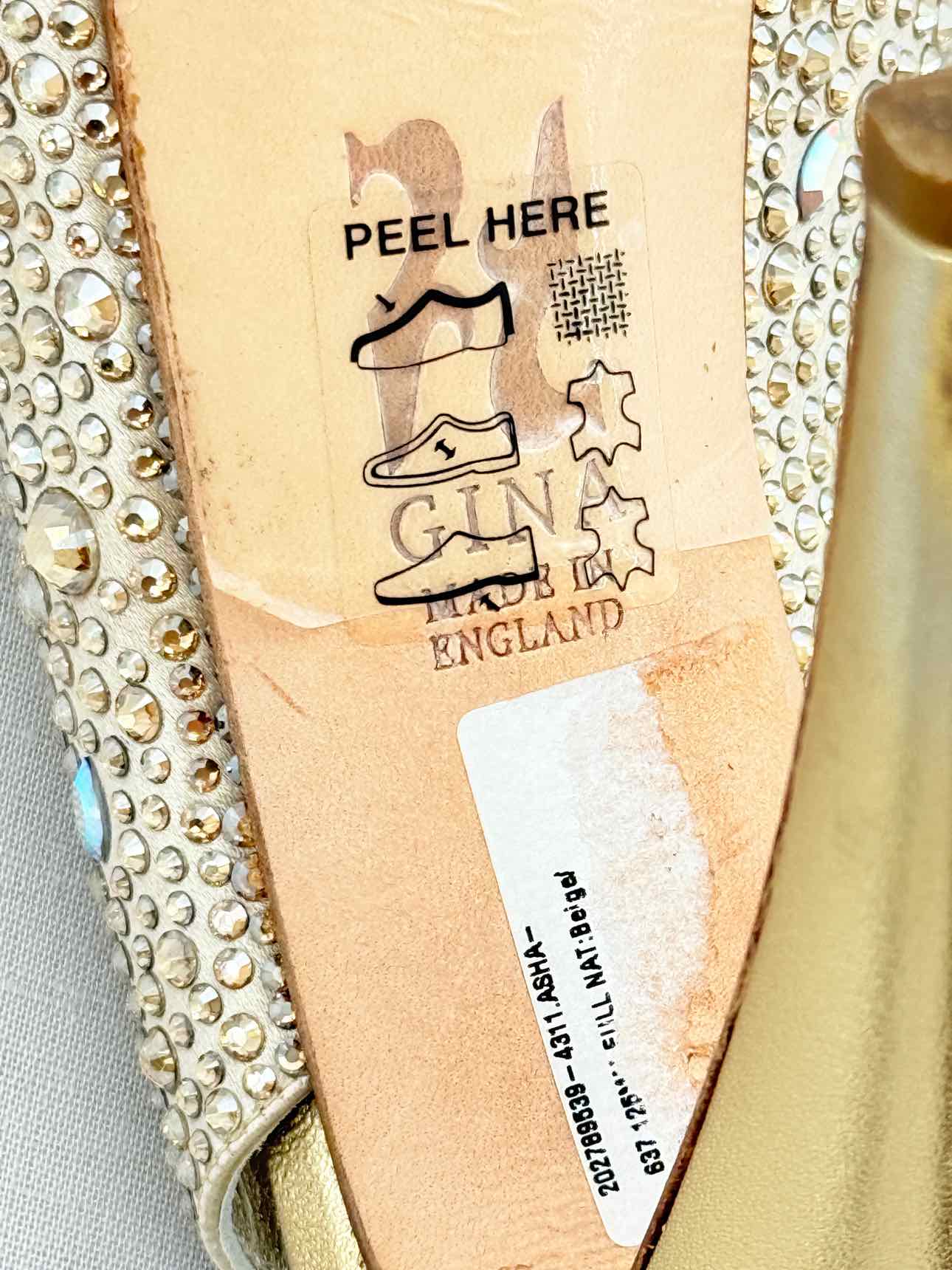 GINA Gold Size EU 39 Pumps