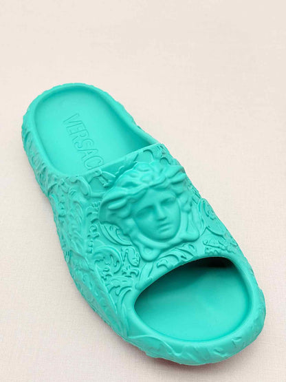 VERSACE Medusa Turquoise Size EU 43 Slides