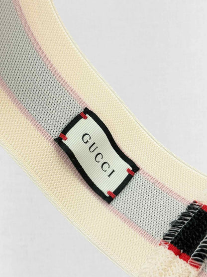 GUCCI Cream & Black Headband & Wrist Cuffs