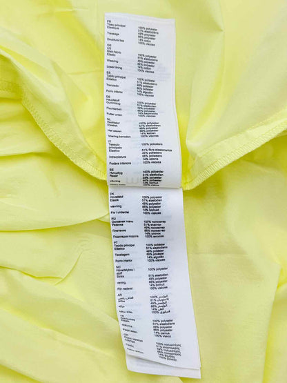 MAJE Runnala Yellow Size US 4 Midi Dress