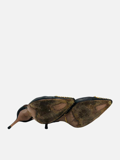 GUCCI Coline T Strap Black Size EU 39 Pumps