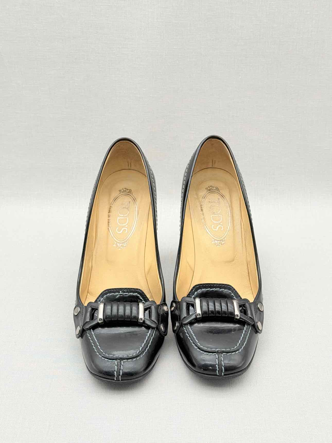 TOD'S Loafer Black Size EU 37.5 Pumps