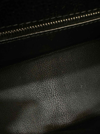 HERMES Kelly Black Top Handle