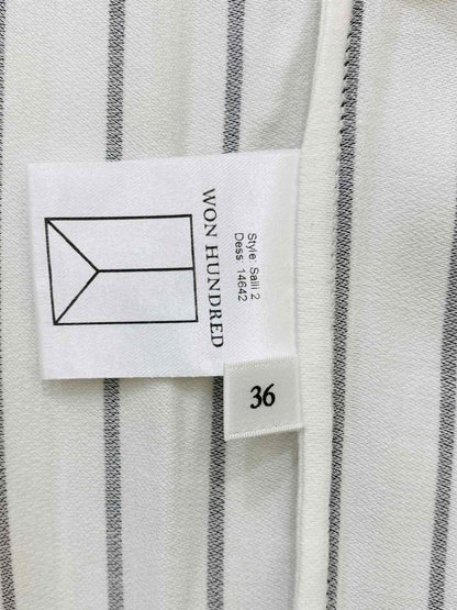 WON HUNDRED Black & White Size US 4 Top & Pants Outfit