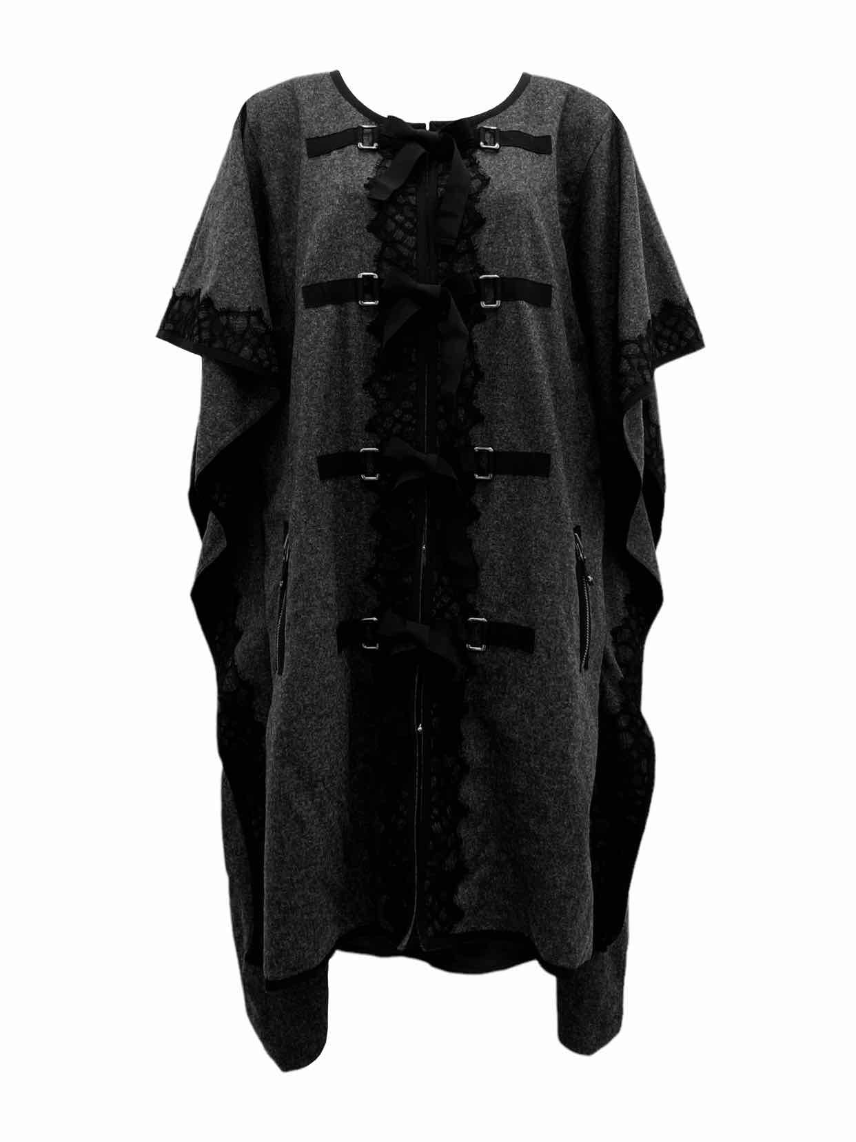 ANDREW GN Wool Grey Size Medium Cape