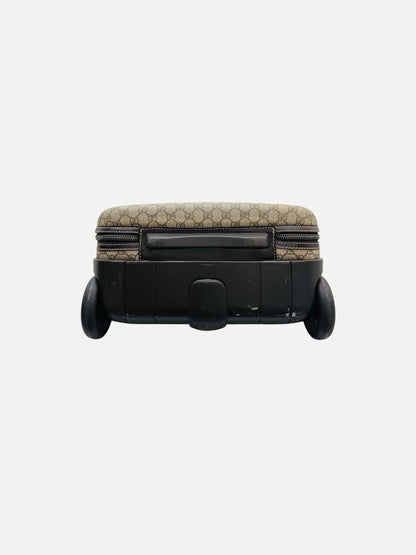 GUCCI GG Supreme Beige Rolling Luggage