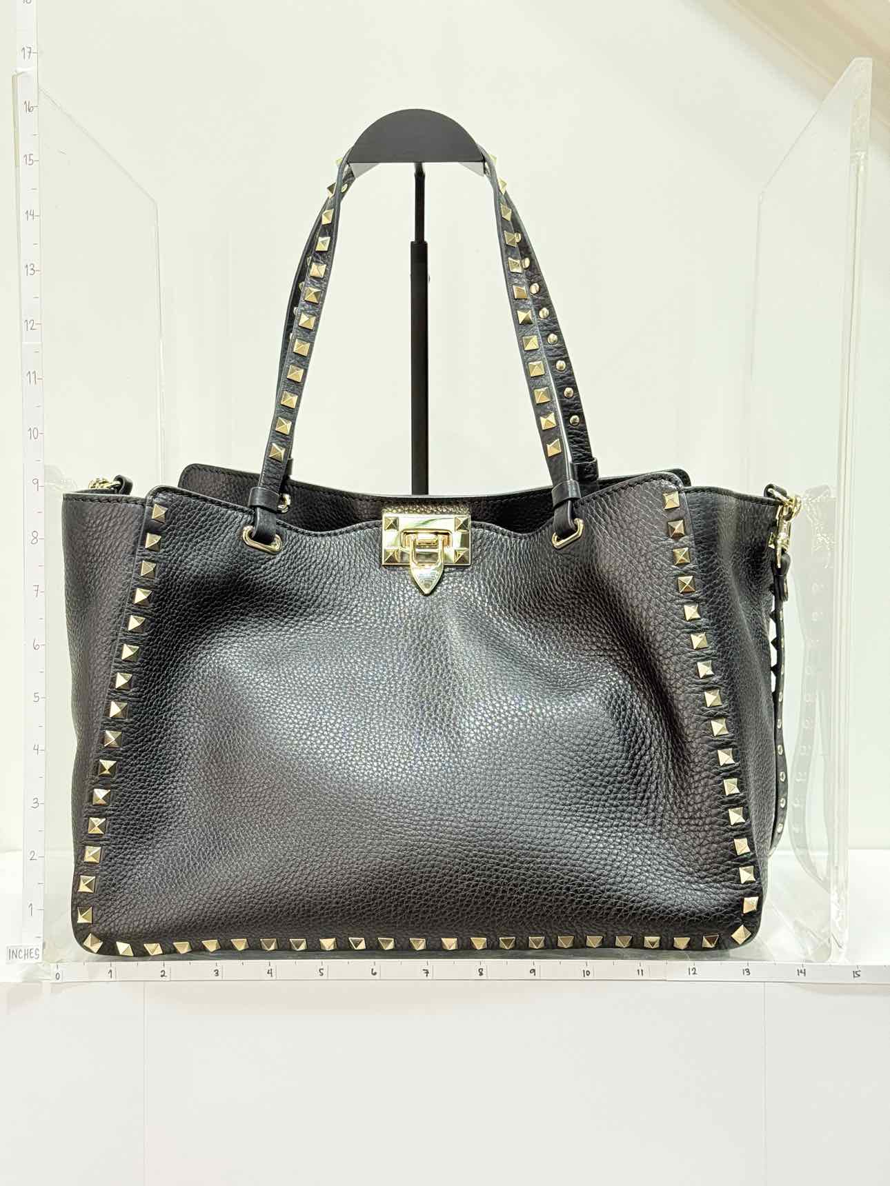 VALENTINO Rockstud Black Tote Bag