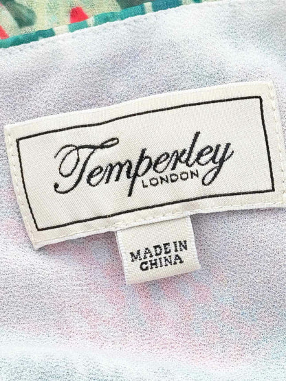 TEMPERLEY Green Multicolor Size Small Midi Dress