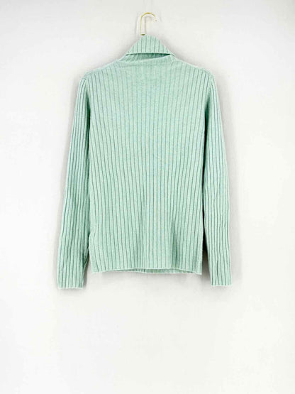 ALLUDE Mint Green Ribbed Size Medium Outfit Set