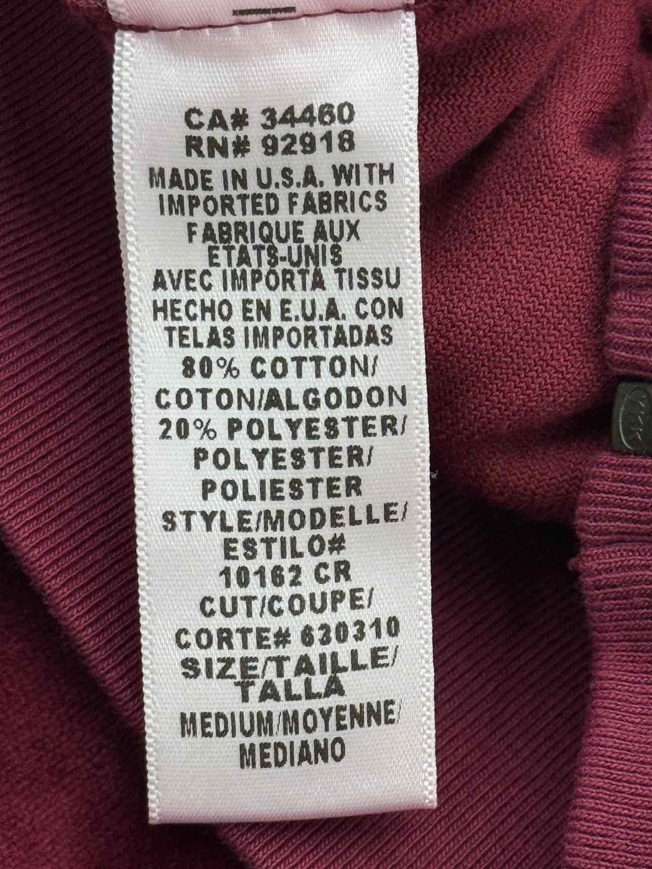 JUICY COUTURE Burgundy Size Small/Medium Tracksuit Set