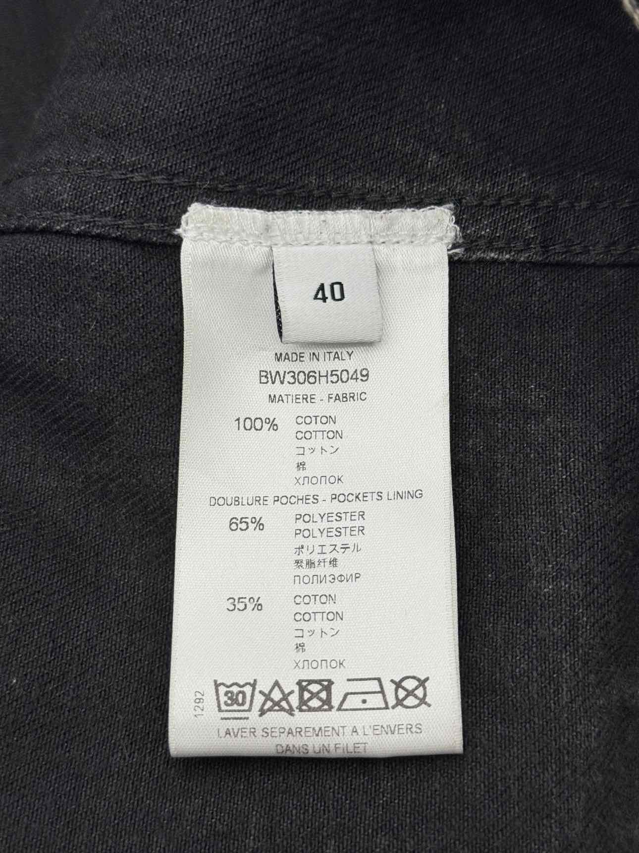 GIVENCHY Black Washed Size US 8 Jacket