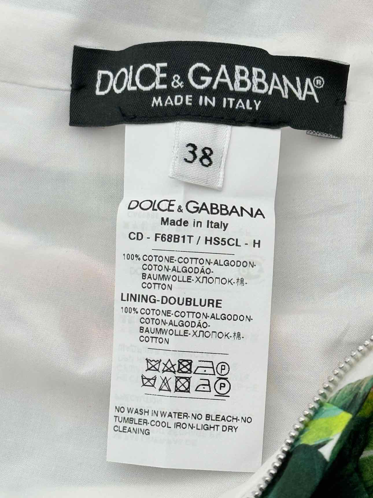 DOLCE & GABBANA Red Multicolor Size US 2 Short Dress