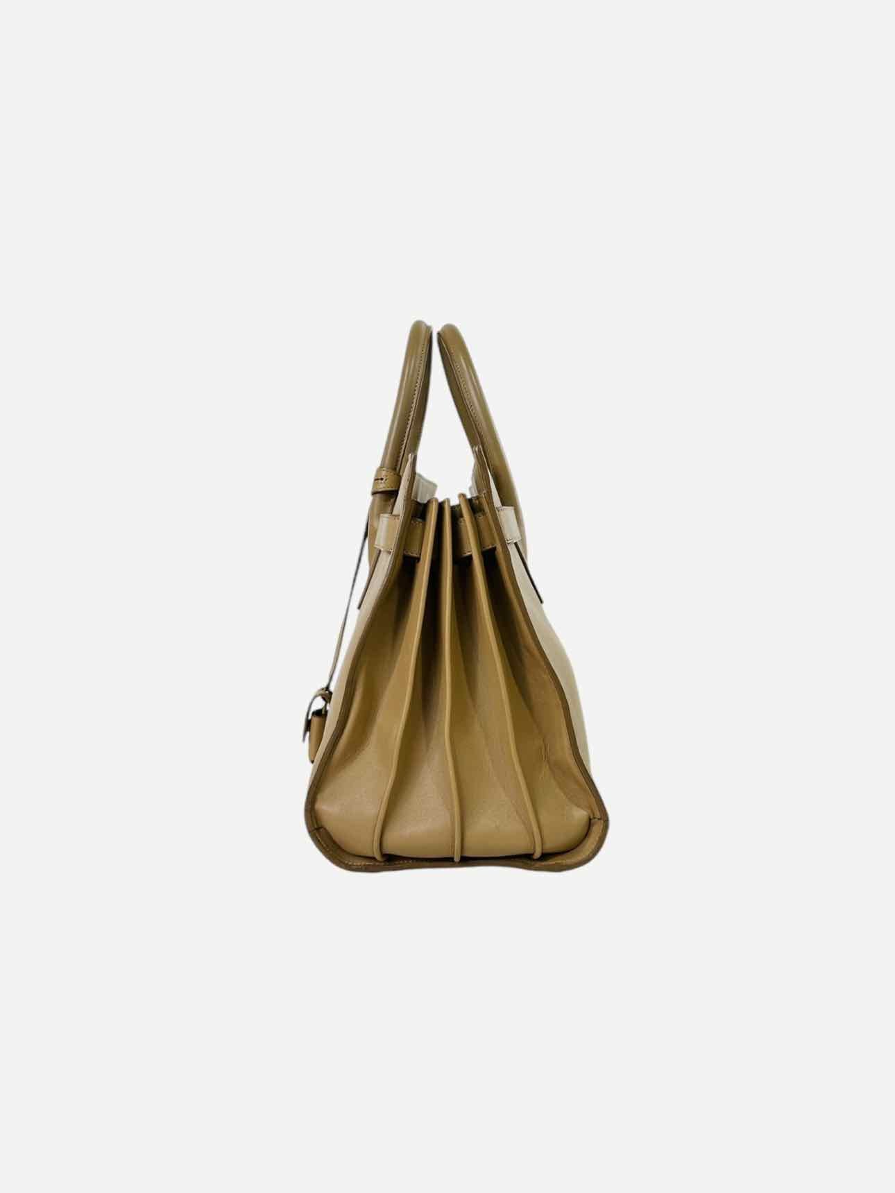 YVES SAINT LAURENT Beige Top Handle